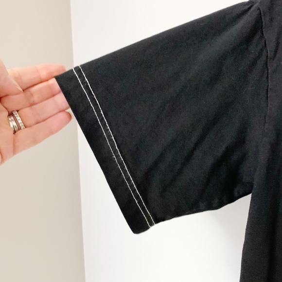 H&M Divided Oversize Black Unisex T-shirt - SM - Picture 3 of 6